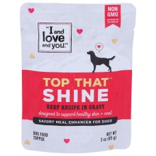 I&LOVE&YOU: Top That Shine Beef Recipe Meal Enhancers, 3 oz