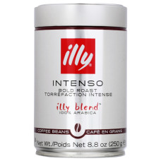 ILLYCAFFE: Whole Bean Coffee Intenso Dark Roast, 8.8 oz
