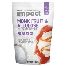 IMPACT: Monk Fruit and Allulose Crystals, 1 lb
