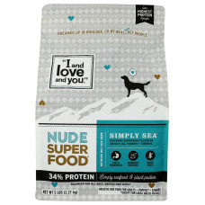 I&LOVE&YOU: Nude Super Food Simply Sea Dog Food, 5 lb