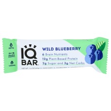 IQ BAR: Wild Blueberry Bar, 1.6 oz