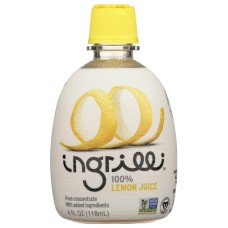 INGRILLI: 100 Percent Lemon Juice, 4 fo