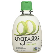INGRILLI: 100 Percent Lime Juice, 4 fo