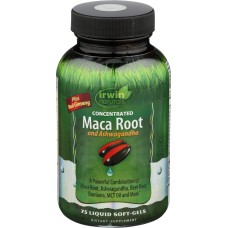 IRWIN NATURALS: Maca Root Ashwagandha, 75 sg