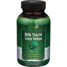 IRWIN NATURALS: Milk Thistle Liver Detox, 60 sg