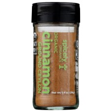 SPICELY ORGANICS: Organic Cinnamon Ceylon Ground Jar, 1.4 oz