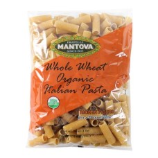 MANTOVA: Pasta Whole Wheat Rigatoni Organic, 16 oz