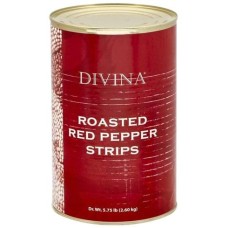 DIVINA: Pepper Red Roasted Org, 5.5 lb