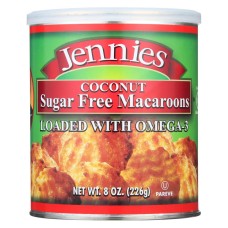 JENNIES: Coconut Sugar Free Macaroon, 8 oz