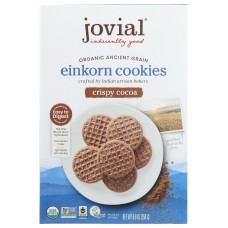 JOVIAL:  Crispy Cocoa Einkorn Cookies, 8.8 oz