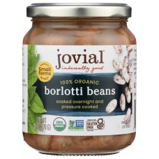 JOVIAL: Organic Borlotti Beans, 13 oz