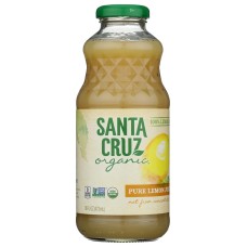 SANTA CRUZ: Pure Lemon Juice, 16 fo