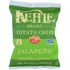 KETTLE FOODS: Jalapeno Potato Chips, 1.5 oz