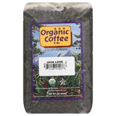 ORGANIC COFFEE CO: Java Love Whole Bean Coffee, 2 lb