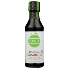 SAN J: Tamari Lite 50 Percent Less Sodium Soy Sauce Gluten Free, 10 oz