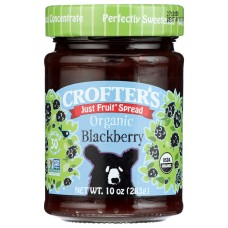 CROFTERS: Just Fruit Spread Blackberry, 10 oz