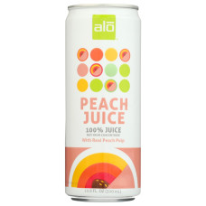 ALO: Peach Juice with Real Peach Pulp, 10.8 fo