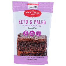 MISS JONES BAKING CO: Almond Flour Fudgy Brownie Mix, 10.57 oz