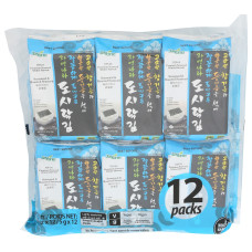 JAYONE: Roasted Seaweed Snack 12 Count, 2.04 oz