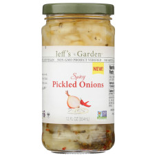 JEFFS GARDEN: Spicy Pickled Onions, 12 fo