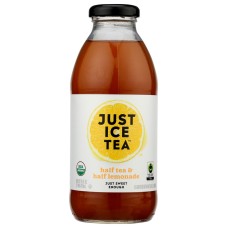 EAT THE CHANGE: Just Ice Tea Half Tea Half Lemonade, 16 fo