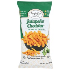 PERFECTION SNACKS: Jalapeno Cheddar Crunchy Curls Gluten Free, 6 oz