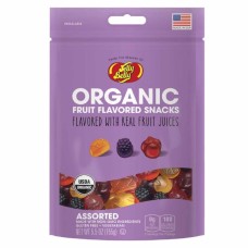 JELLY BELLY: Organic Fruit Flavored Snacks Assorted, 5.5 oz