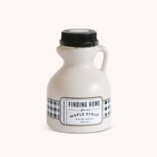 FINDING HOME FARMS: 100 Percent Pure Organic Maple Syrup Decorative Plastic Jug, 8 fo