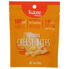 KAZE: Cheddar Cheese Bites, 1 oz