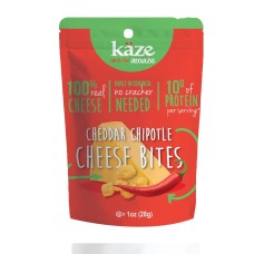 KAZE: Cheddar Chipotle Cheese Bites, 1 oz