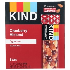 KIND: Cranberry Almond Nut Bars 6Pk, 8.4 oz