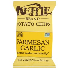 KETTLE FOODS: Parmesan Garlic Potato Chips, 7.5 oz
