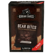 KODIAK: Bear Bites Chocolate Graham Crackers 8Pk, 8.47 oz