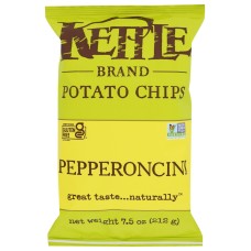 KETTLE FOODS: Pepperoncini Potato Chips, 7.5 oz