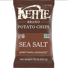 KETTLE FOODS: Sea Salt Potato Chips, 7.5 oz