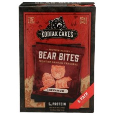 KODIAK: Bear Bites Cinnamon Graham Crackers 8Pk, 8.47 oz