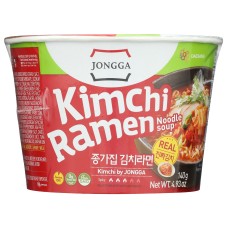 JONGGA: Kimchi Ramen Cup Large, 4.9 oz