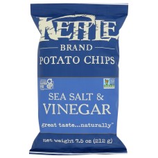 KETTLE FOODS: Sea Salt Vinegar Potato Chips, 7.5 oz