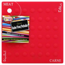 KOSHER CONFUSION ENDERS: Trivet Silicone Red Meat, 1 ea