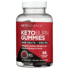 KETO SCIENCE: Keto Burn Bhb Gummies, 60 ea