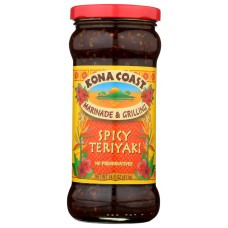 KONA COAST: Spicy Teriyaki Marinade and Grilling Sauce, 14.5 oz