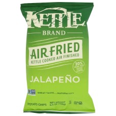 KETTLE FOODS: Air Fried Jalapeno Kettle Chips, 6.5 oz