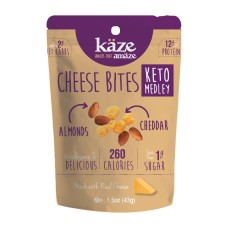 KAZE: Keto Medley Almond and Cheddar Snack, 1.5 oz