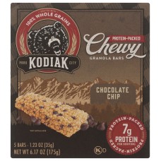 KODIAK: Chocolate Chip Chewy Granola Bars, 6.17 oz