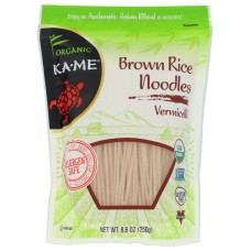 KA ME: Brown Rice Organic Noodles Vermicelli, 8.8 oz