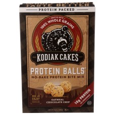 KODIAK: Oatmeal Chocolate Chip Protein Balls, 12.7 oz
