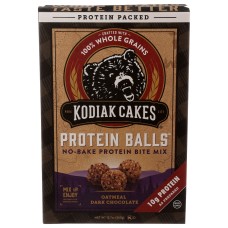 KODIAK: Dark Chocolate Oatmeal Protein Balls, 12.7 oz
