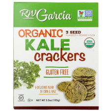 RW GARCIA: Organic Kale Crackers, 5.5 oz