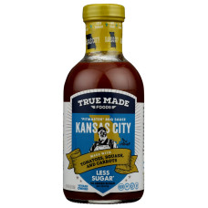 TRUE MADE FOODS: Pitmaster Kansas City Style Original BBQ Sauce Less Sugar, 18 fo TRUE MADE FOODS: Pitmaster Kansas City Style Original BBQ Sauce Less Sugar, 18 fo