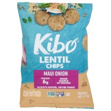 KIBO: Maui Onion Lentil Chips, 4 oz